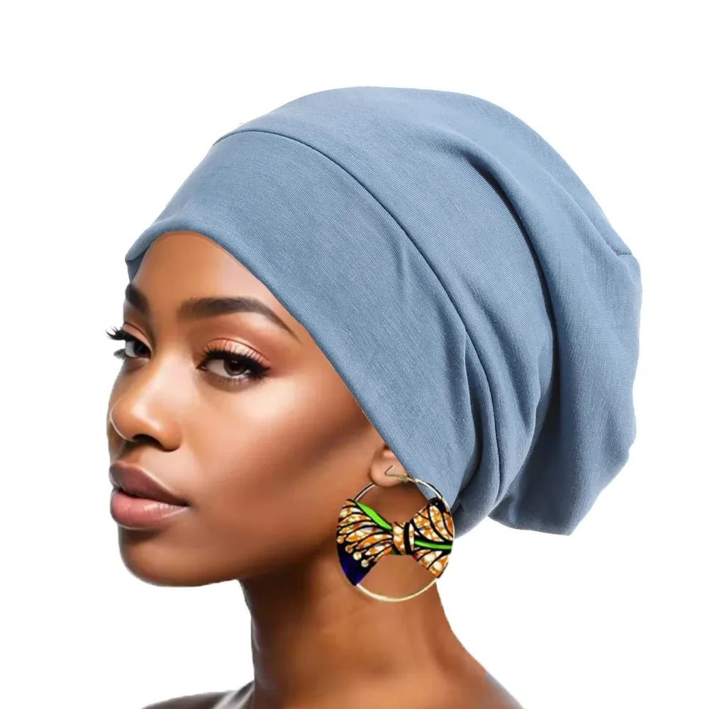 Satin Turban Sleep Cap