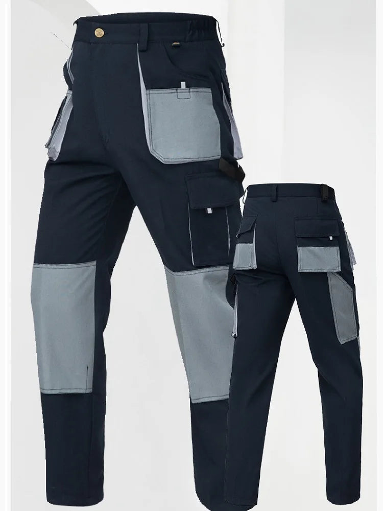 Pantalones de Trabajo para Hombre, Pantalones Cargo de Trabajo para Hombre, Ropa de Trabajo, Pantalones de Senderismo al Aire Libre Multibolsillos, Pantalones con Bolsillos Funcionales