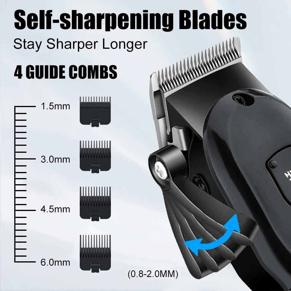 máquina cortapelos, cortadora de pelo profesional, recortadora de barba para barbería, afeitadora eléctrica para hombre, electrodoméstico