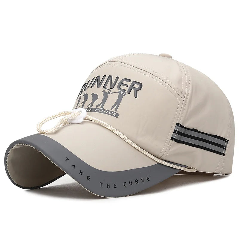 Gorra de béisbol ajustable y transpirable con visera extendida para hombre y mujer, gorra de sol con visera, gorra de béisbol snapback de moda para niños y niñas