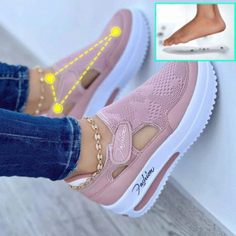 Røde joggesko Damesko Dame Tennissko Lerretssko Dame Fritidssko Dame Sportssko Platformsneaker Hule Sko