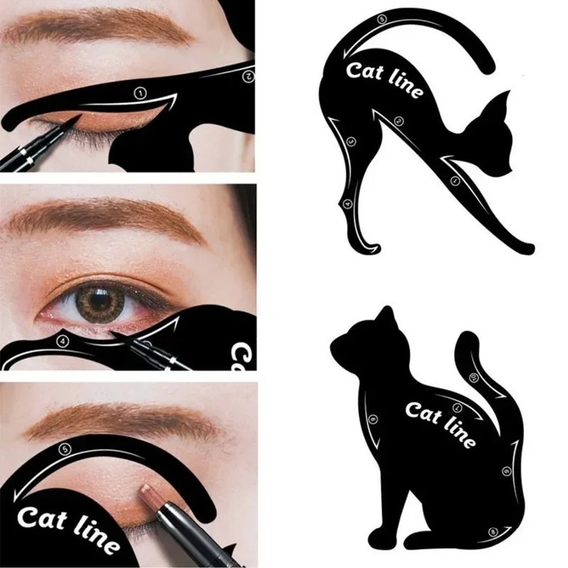 Pochoir eyeliner ailé