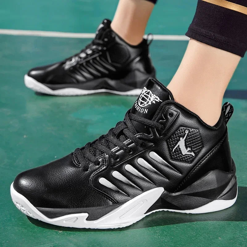 Baskets pour jeunes garçons, chaussures de haute qualité pour hommes, chaussures de basket-ball de luxe, amortissantes et antidérapantes