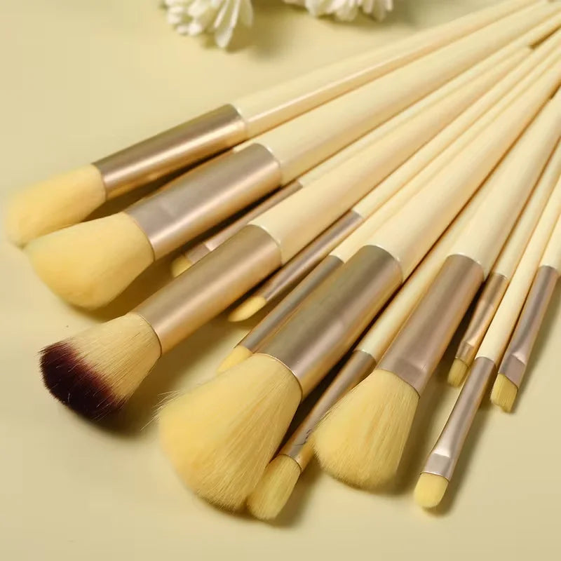 Makeup Brush Set (13/15 Pcs) – Soft & Complete Collection