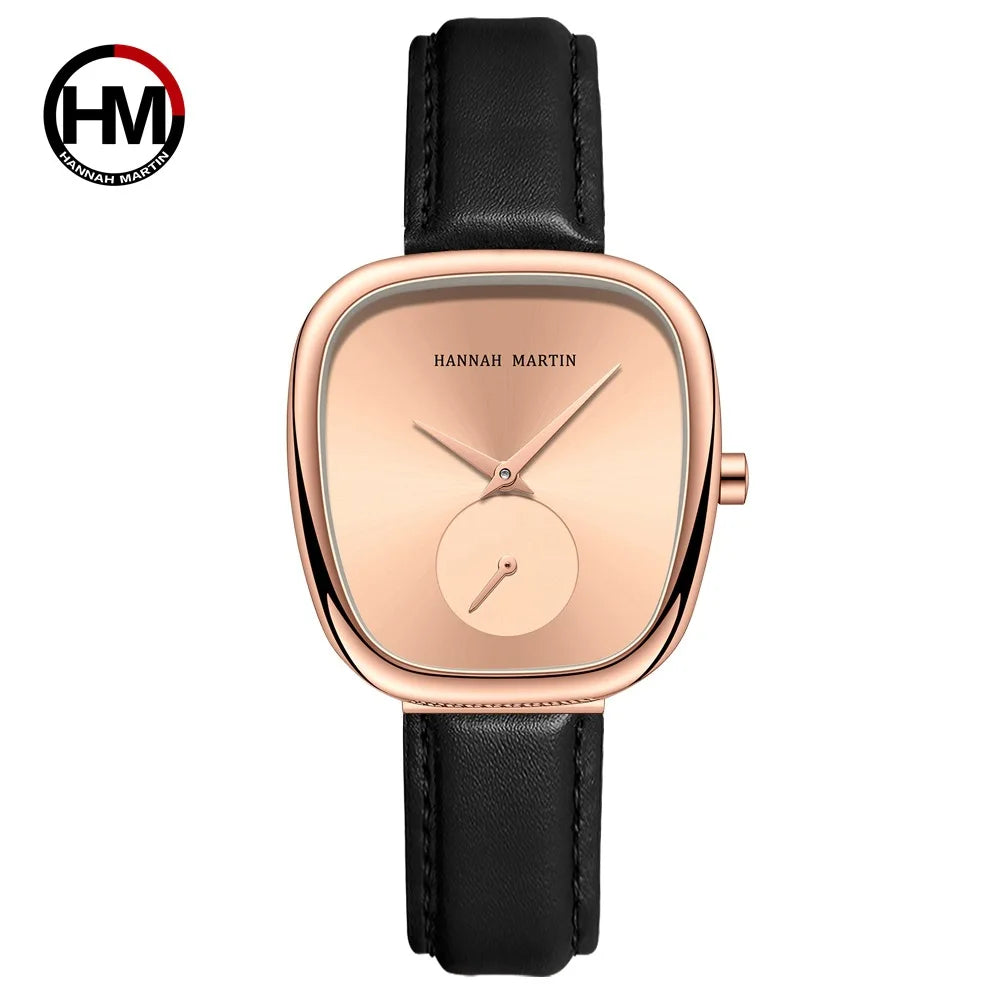 Reloj de pulsera para mujer de cuarzo, de marca superior, de moda de lujo, con movimiento japonés, diseño original, impermeable, con caja de regalo