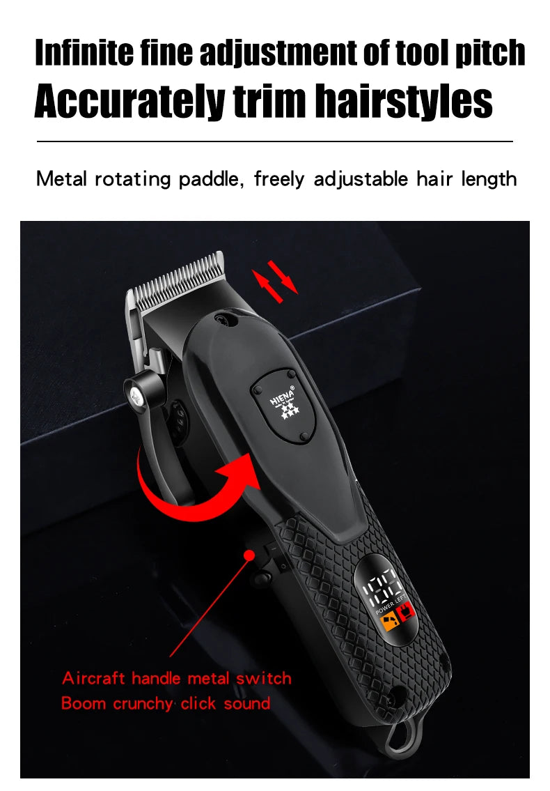 máquina cortapelos, cortadora de pelo profesional, recortadora de barba para barbería, afeitadora eléctrica para hombre, electrodoméstico