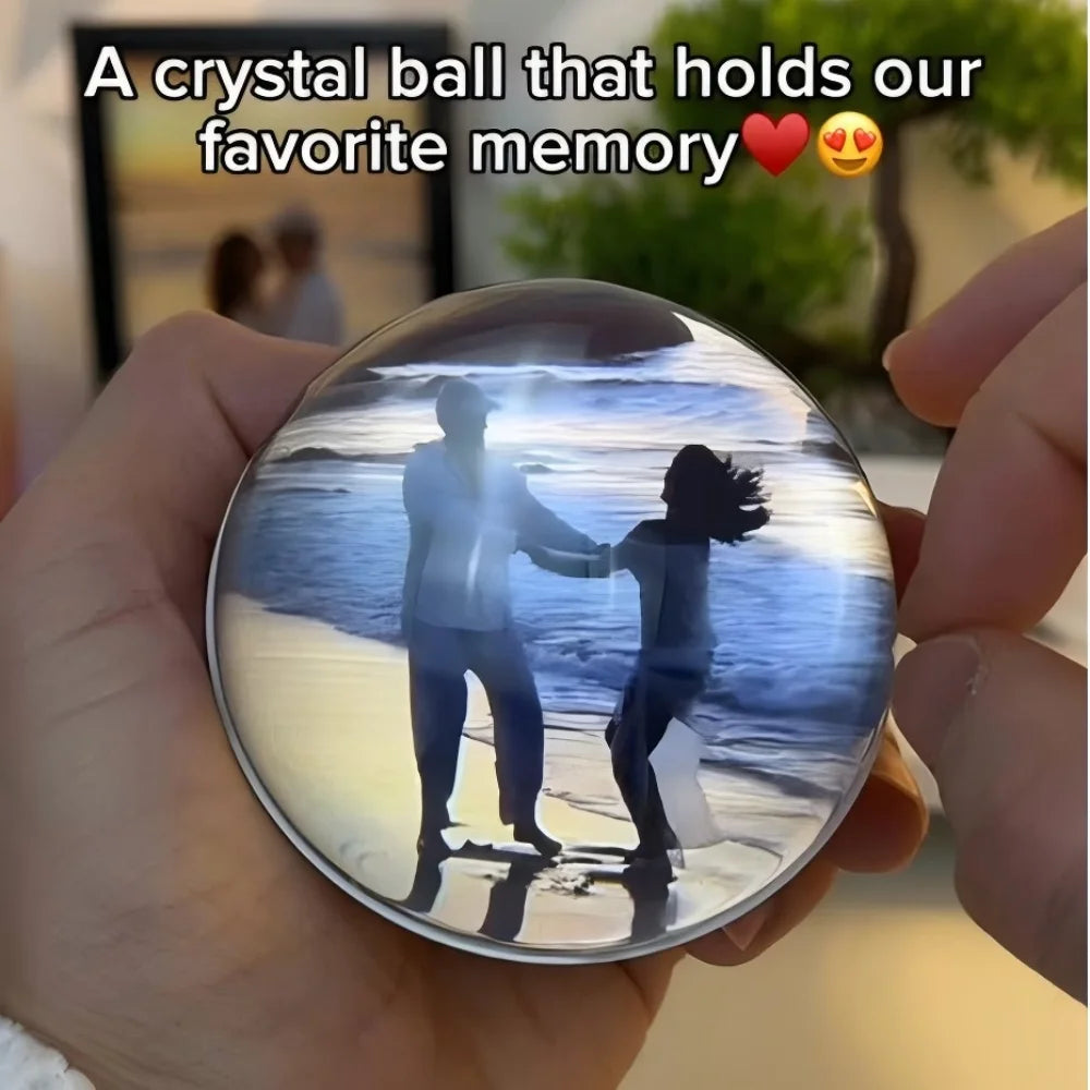 Bola de Cristal 3D para Vídeo, DIY, Arte de Memoria, Lámpara de Bola de Cristal, Pantalla Esférica de Píxeles de 2,7 pulgadas, Reproductor de Vídeos de 4 GB para Regalo