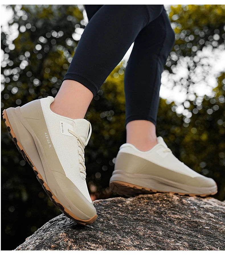 Zapatillas de senderismo, para exteriores, para caminar por la montaña, antideslizantes, informales, impermeables, de goma, resistentes al desgaste, para acampar, transpirables