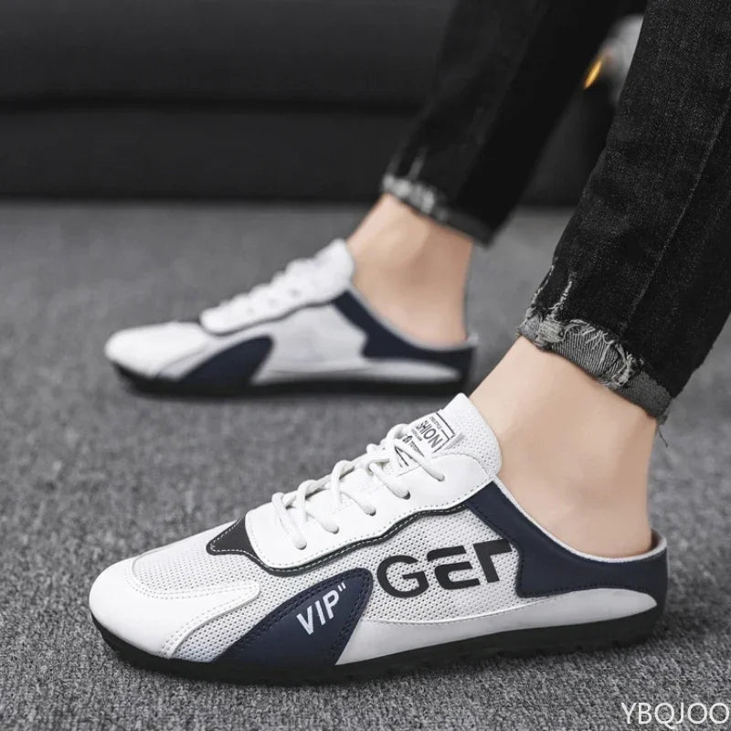 Summer Slippers for Men Trendy Men's Flat Bottom Casual Shoes Soft Sole Support Shoes Men's Sneakers Zapatos De Hombre