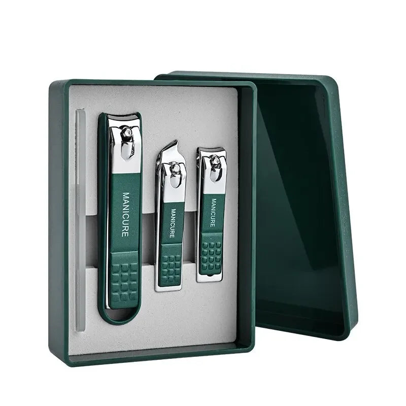 Juego de cortaúñas de alta calidad para el hogar, cortaúñas universal para hombres y mujeres, herramientas de pedicura, herramientas de uñas sencillas y portátiles