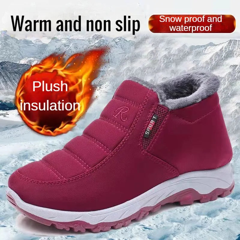 Women's Shoes Autumn Winter Casual Cotton Chunky Sole Warm Anti-Slip Affordable