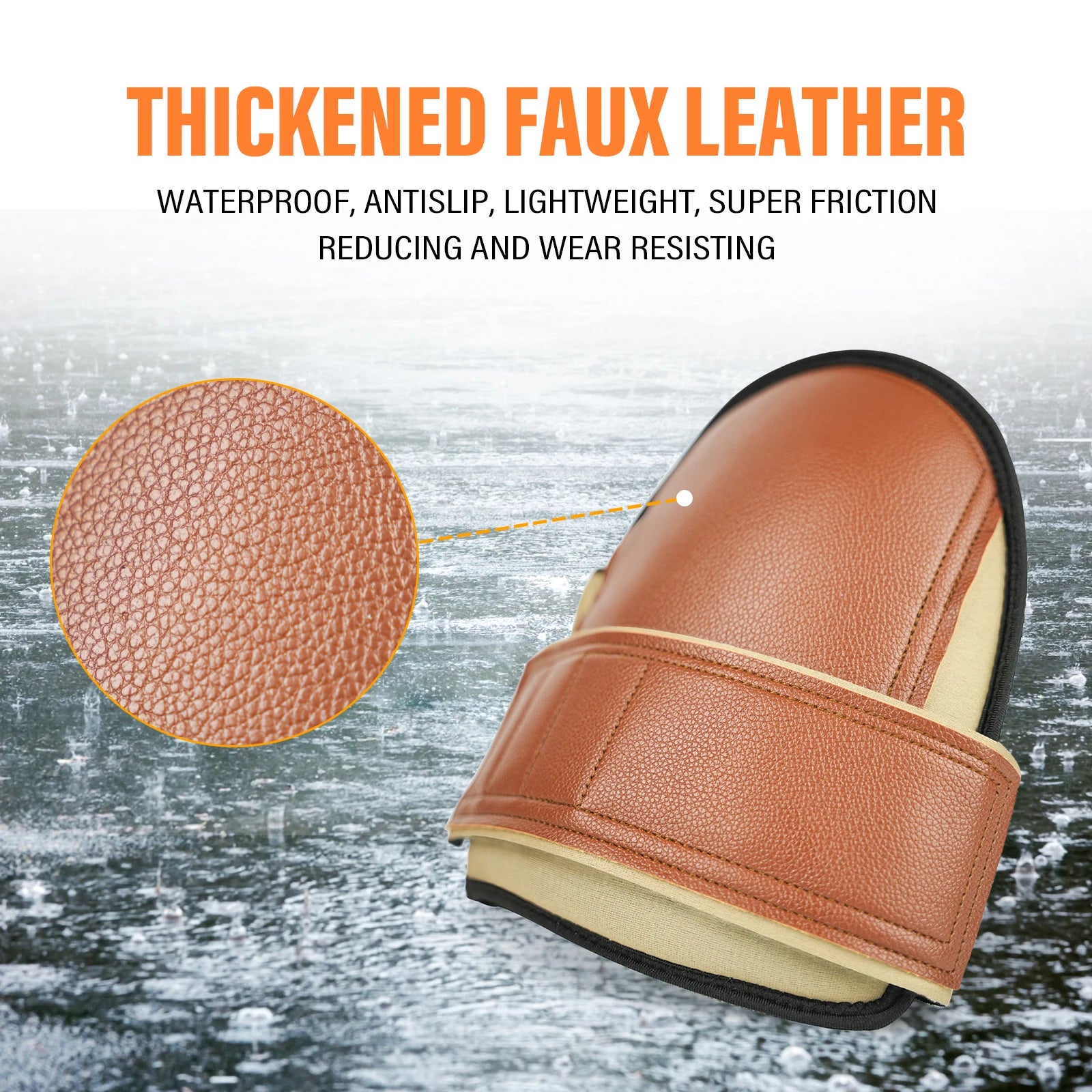 Knee Protectors for Man and Women Working Garden Mason Protective Gear, Large Size, in Pairs