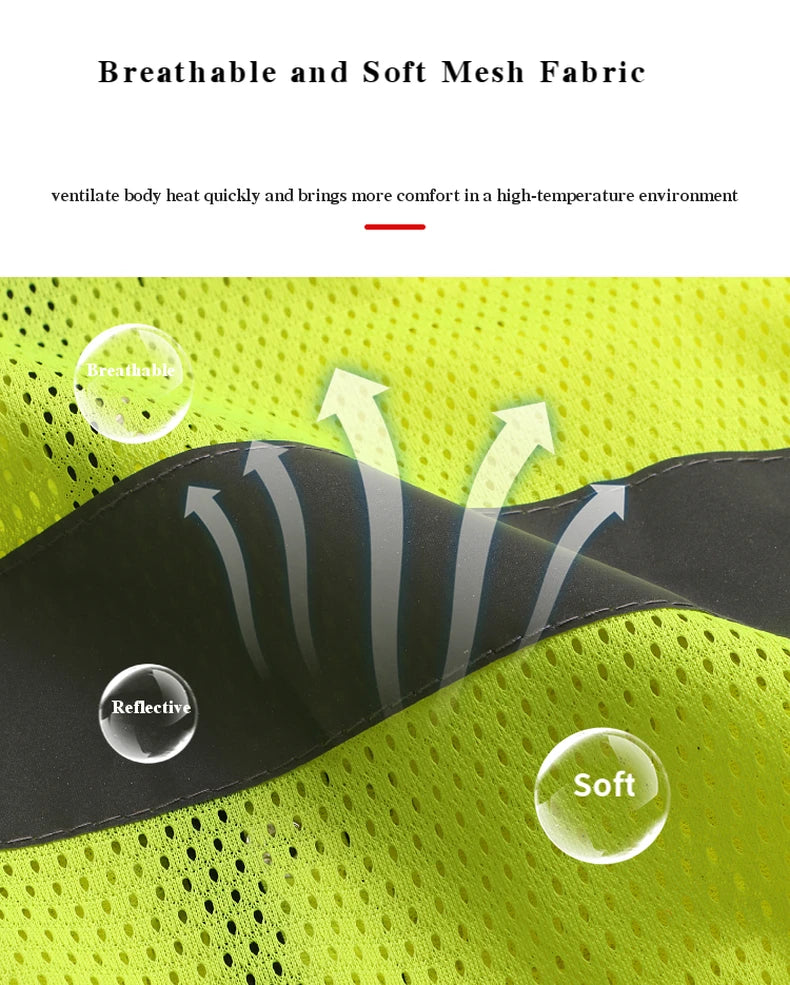 Chaleco de trabajo con logotipo personalizado para hombre, chaleco de alta visibilidad, chaqueta de trabajo, personalizado con logotipo y texto.