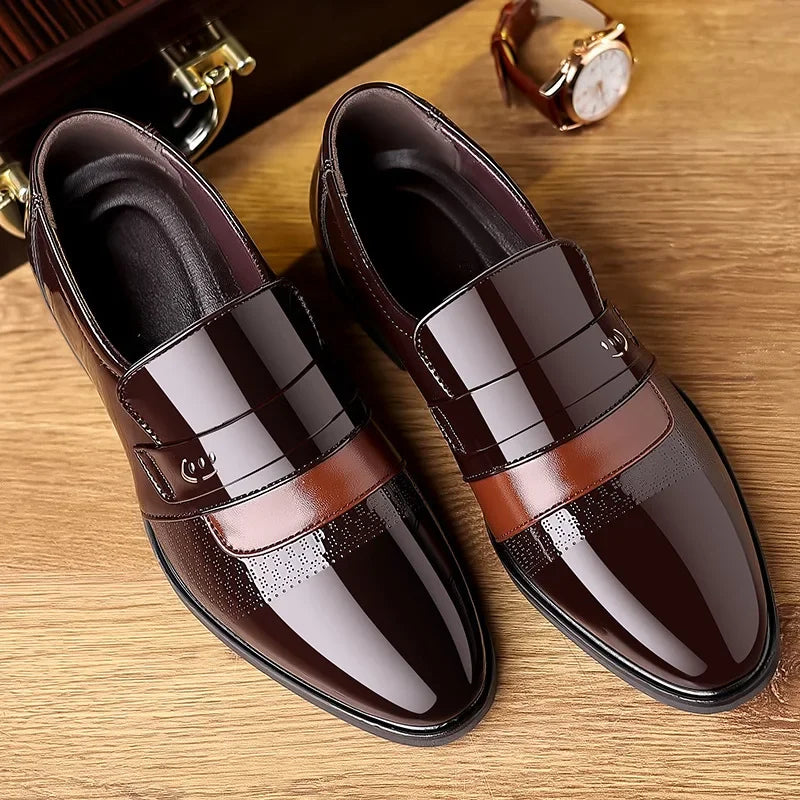 Zapatos de lujo de cuero para hombre, de vestir, estilo retro, tallados, con cordones, tipo Oxford Brogue, para boda, hombre, formal, de negocios, de caballero, para oficina
