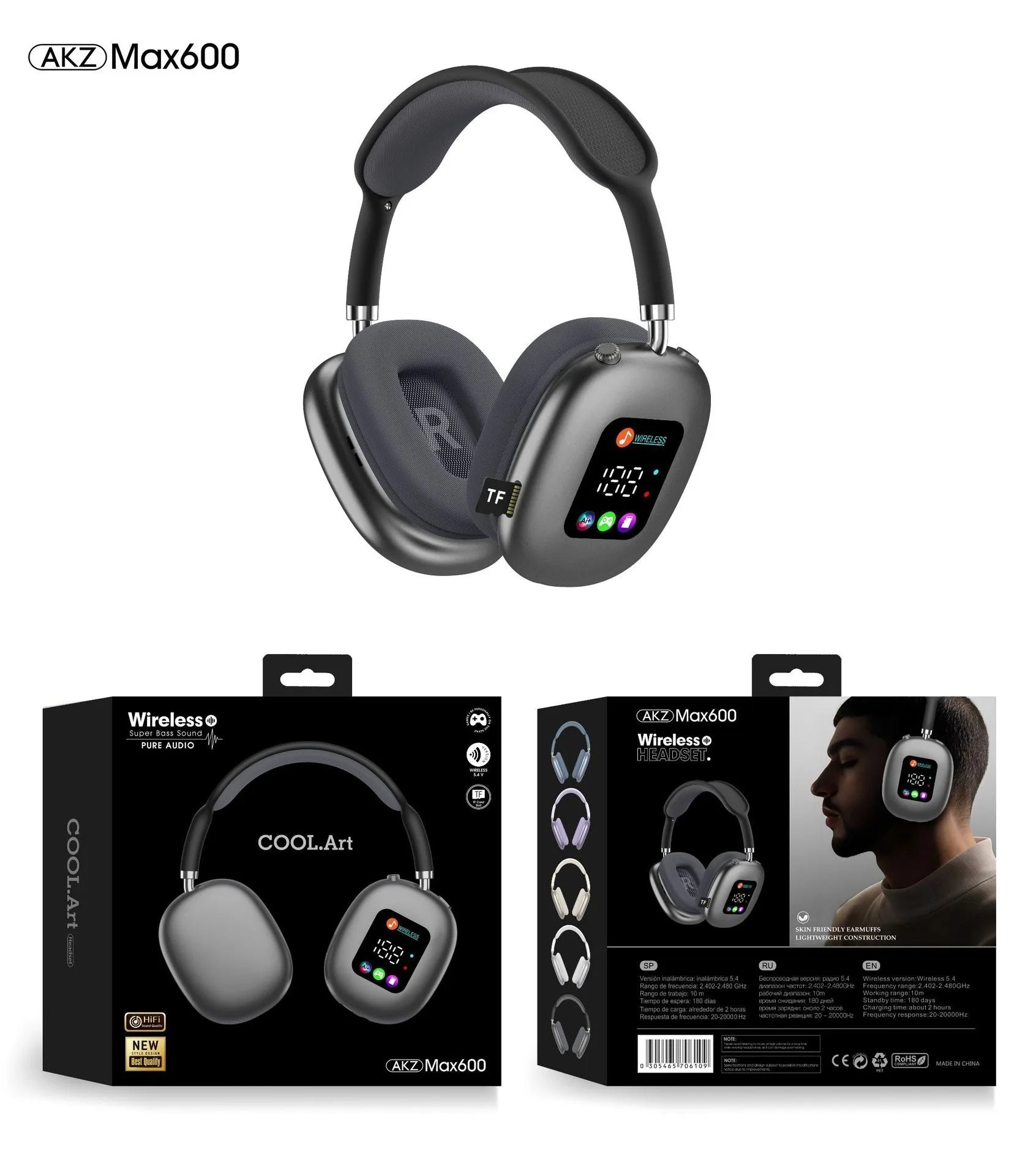 RGB Bluetooth Earphones