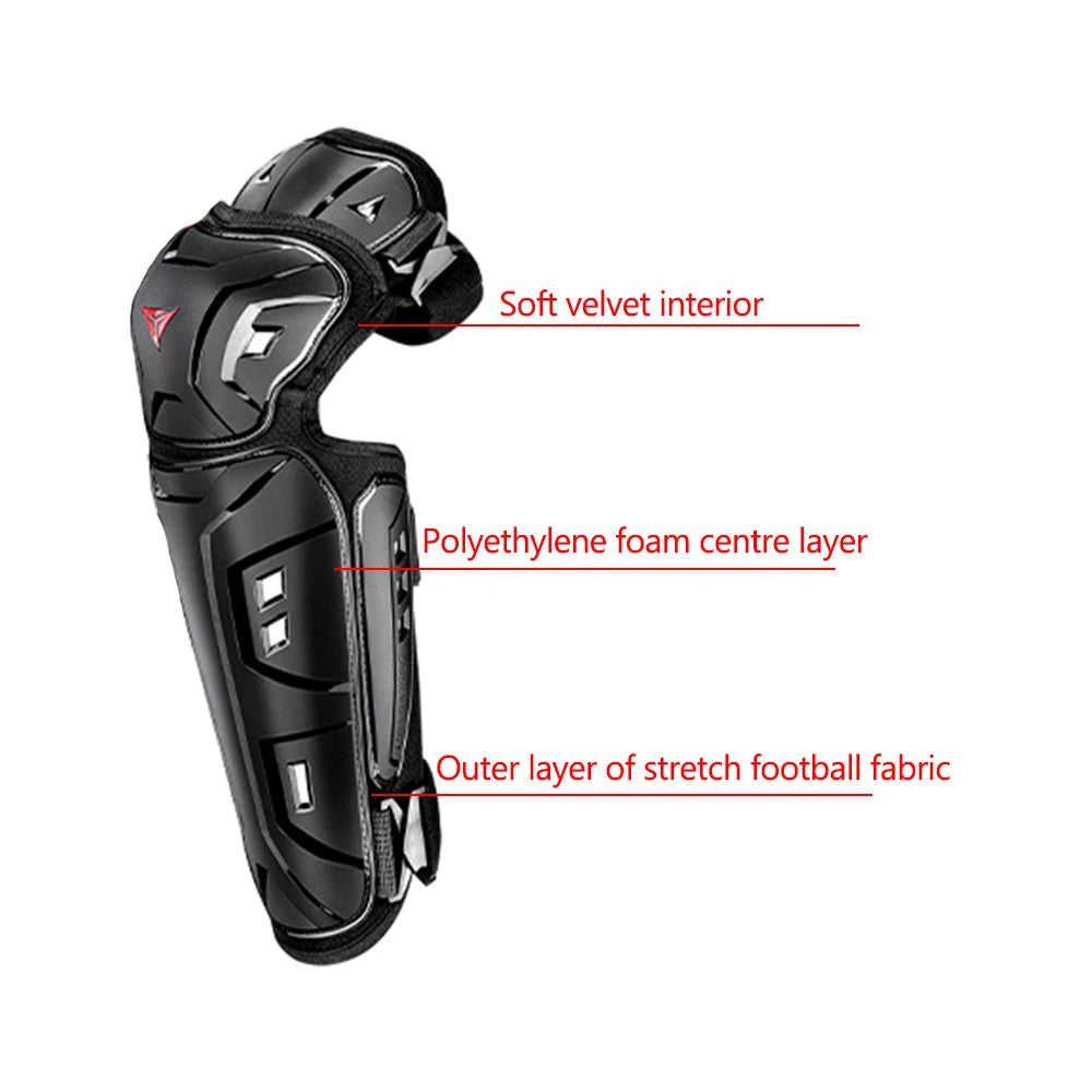 Équipement de sport de plein air, protections pour l'équitation, genouillères et coudes, lot de 4 pièces, protections pour moto, motocross, patinage