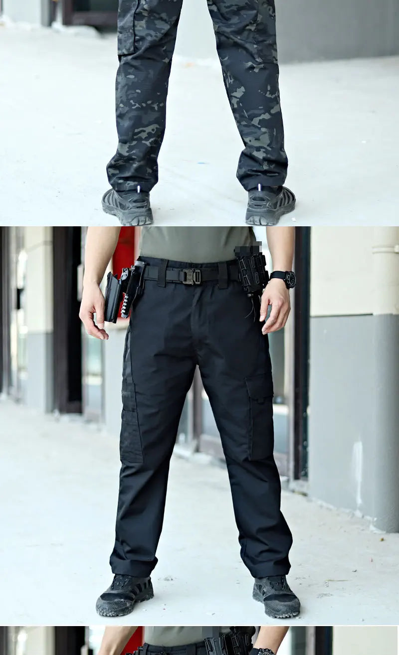 Pantalones de trabajo tácticos nuevos para hombre, pantalones cargo para exteriores, pantalones impermeables multibolsillos, ropa de trabajo para exteriores de otoño y primavera, pantalones de senderismo