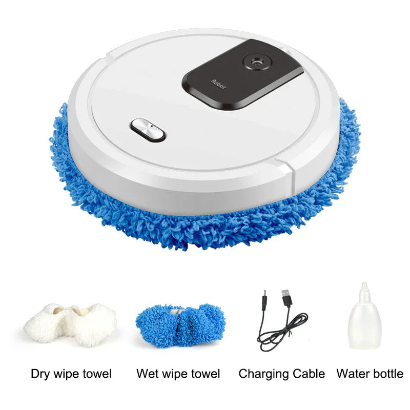 2024 Smart Sweeping and Mop Robot Vacuum Cleaner Dry and Wet Mopping Rechargeable Robot Home Appliance with Humidifying Spray