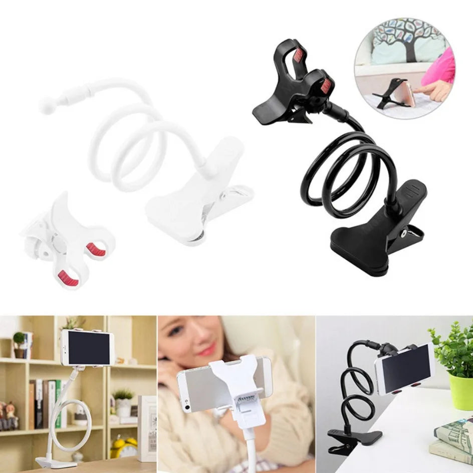 Soporte para teléfono móvil Flexible Ajustable Soporte para teléfono móvil Clip de soporte Teléfono Hogar Cama Soporte de escritorio Soporte para smartphone