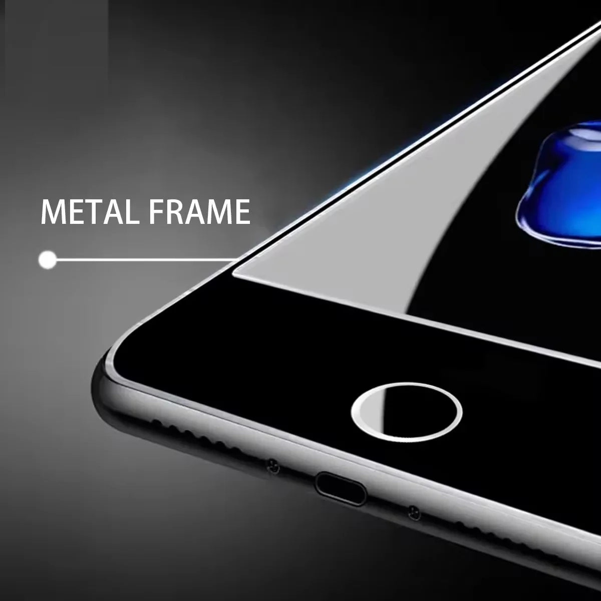 Lot de 5 films de protection d'écran en verre trempé pour iPhone 7, 8, 6, 6S Plus (SE 2020/2022)