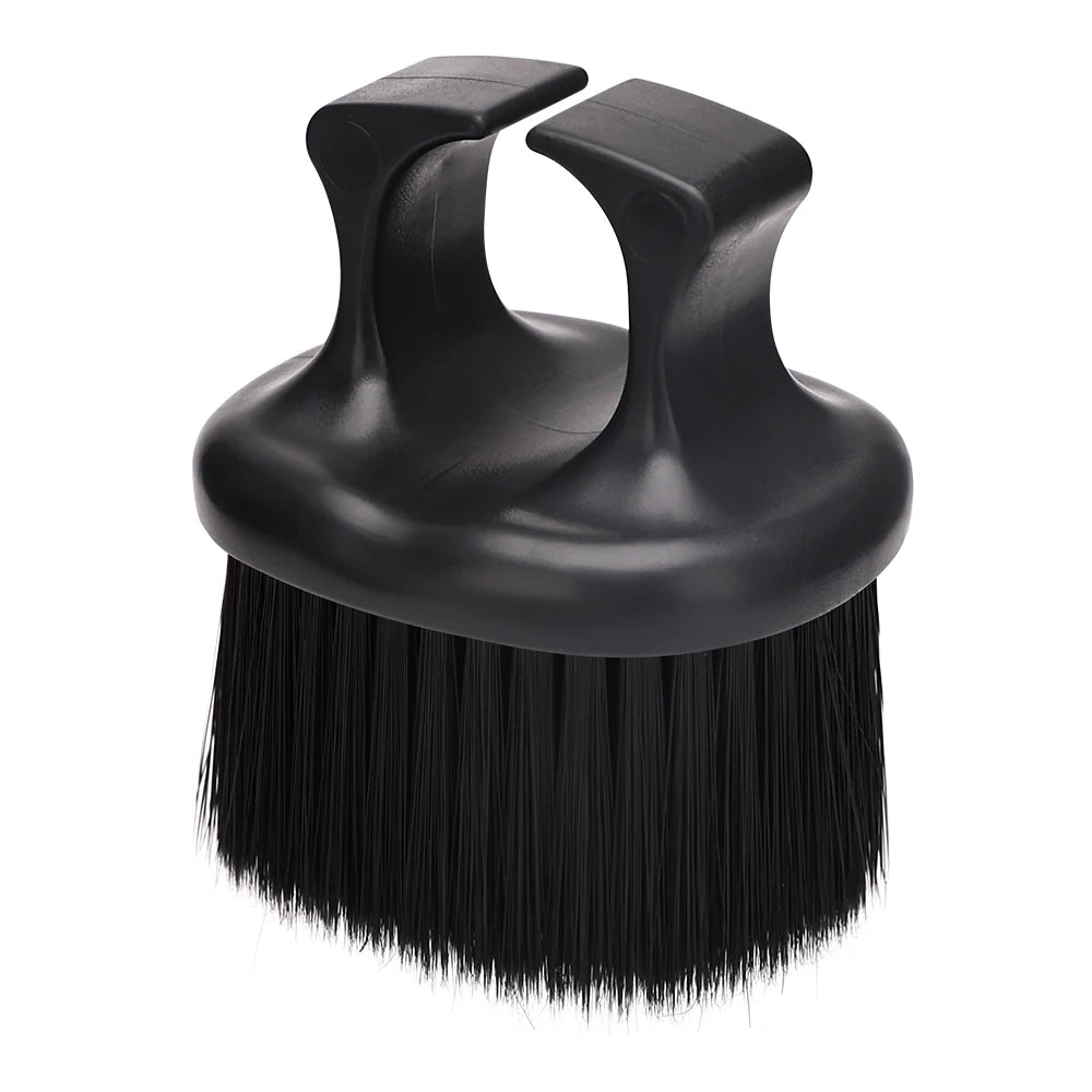 Cepillo de dedos para peluquería, cepillo para limpiar el cabello, cepillo para quitar el polvo del cuello, cepillos profesionales de peluquería, herramientas de estilismo