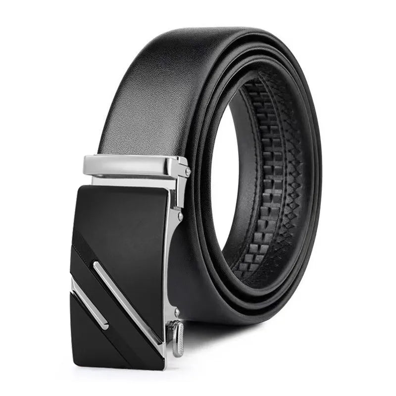 Men’s Automatic Buckle Leather Belt