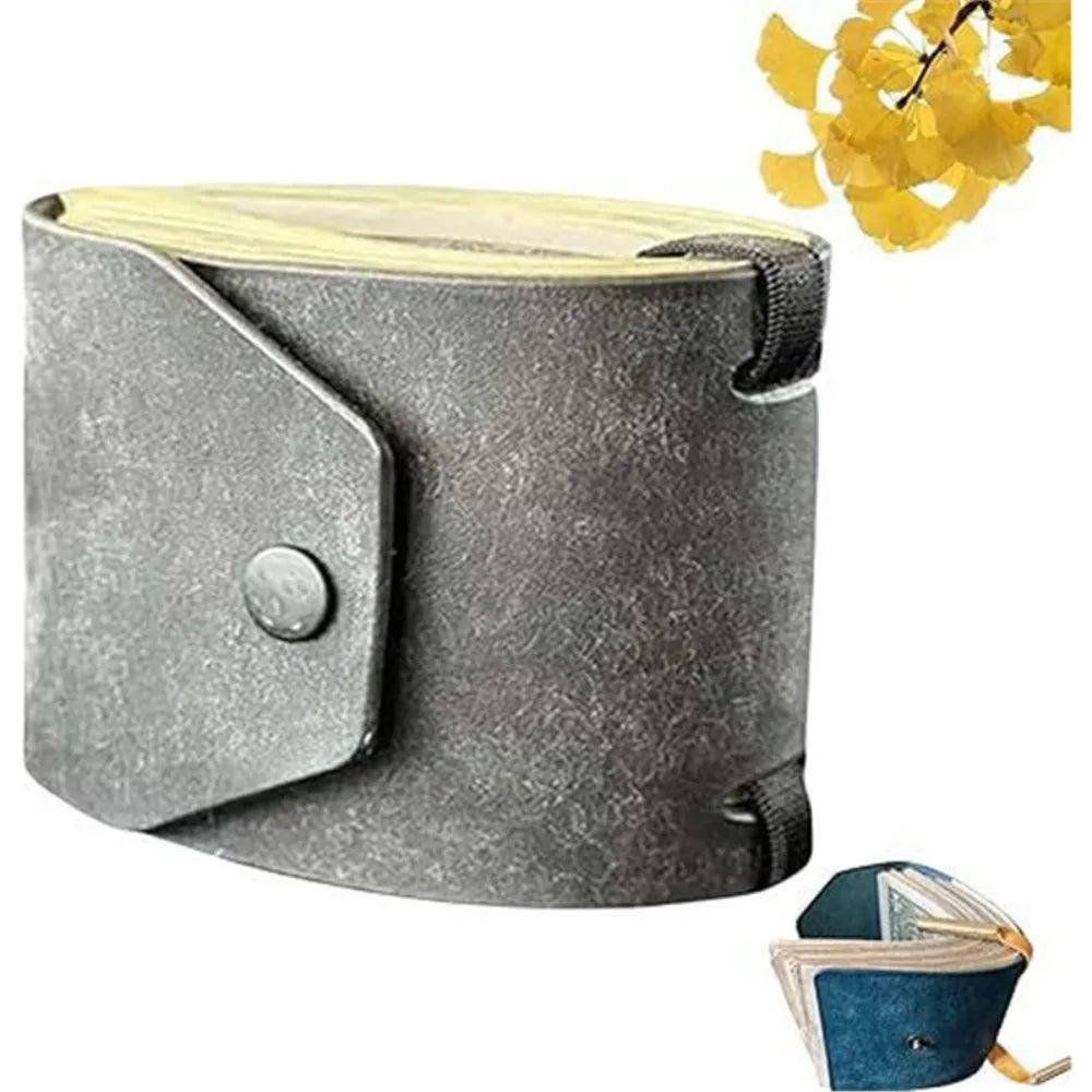 Cartera de cuero de lujo con envoltura Acceso rápido al dinero Titular de dinero Bolsa de dinero Organizador de cartera Bolsa de almacenamiento de cartera
