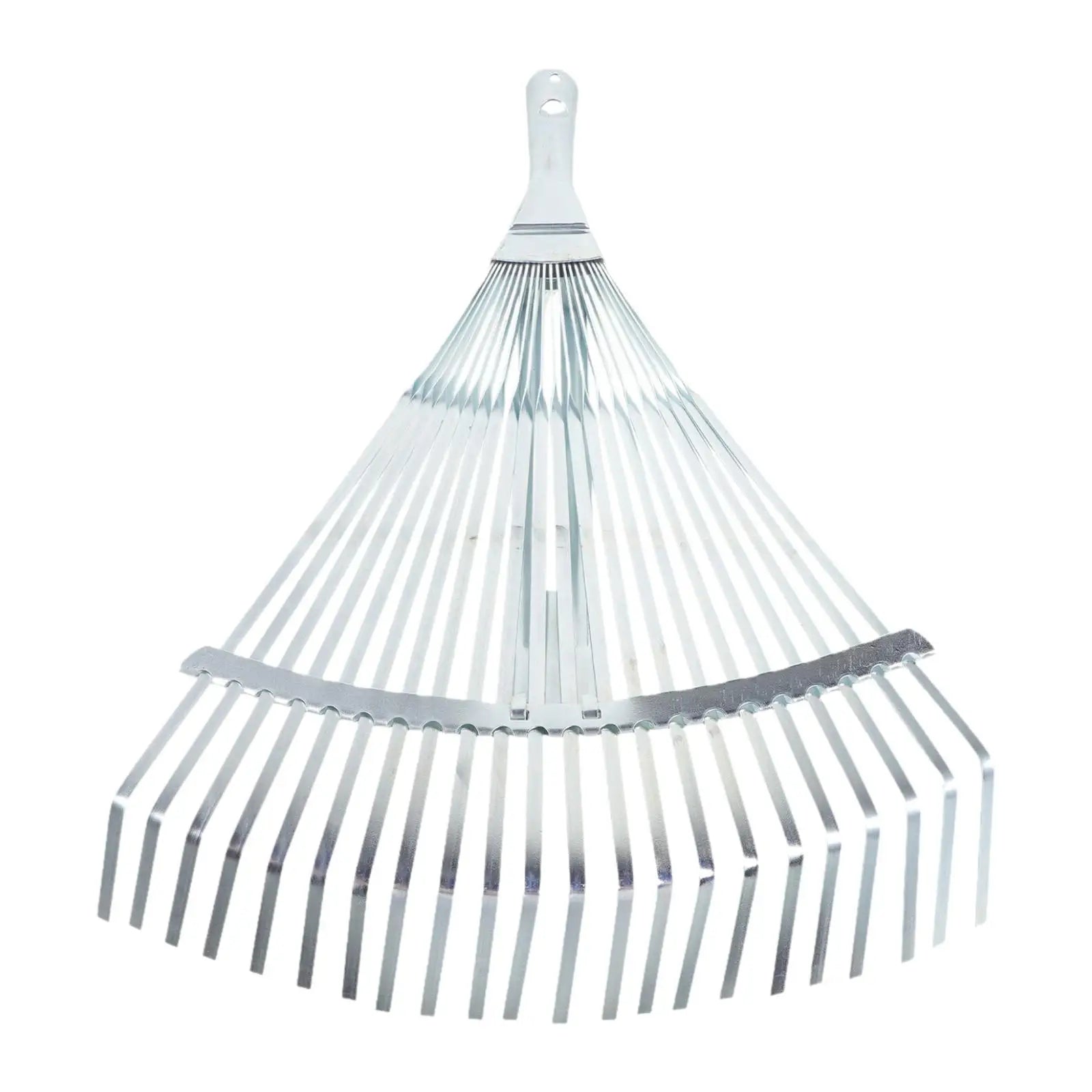 Hagerive, justerbar løvrive, multifunksjonell, lett, plenrive sammenleggbar metallrive for hagerengjøring