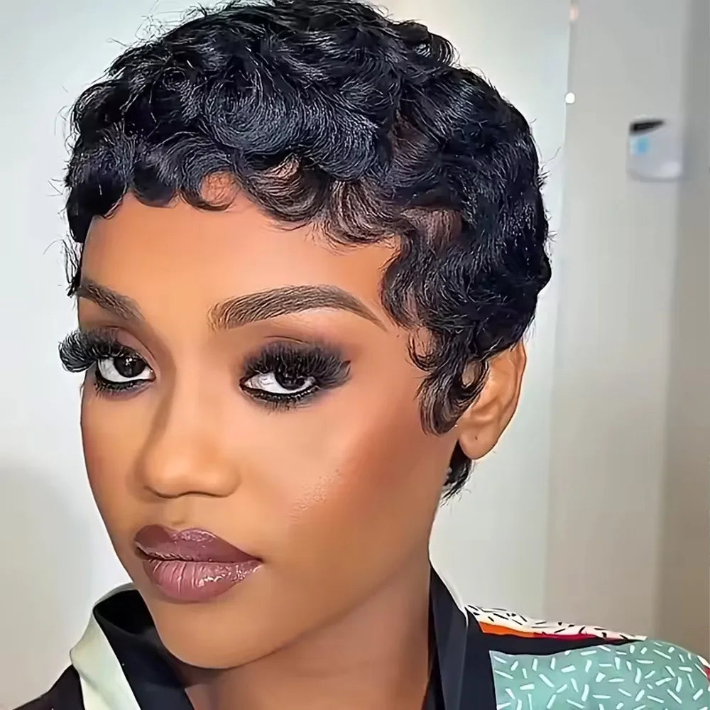 Curly Pixie Wig (250%)