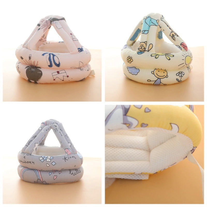 Gorro protector de cabeza para bebés, niñas y niños, para aprender a caminar, talla ajustable, protector de cabeza anticaídas, casco, protectores de cabeza para bebés