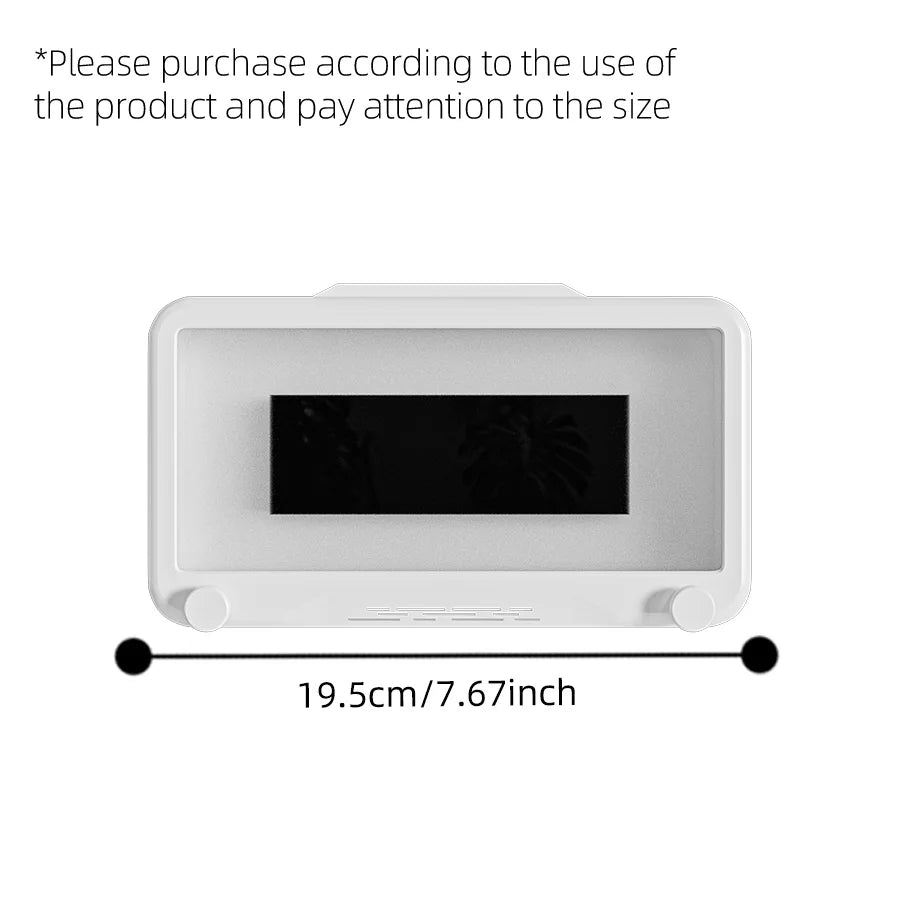 Support de téléphone portable étanche pour salle de bain Se baigner, regarder des émissions de télévision, regarder des vidéos Le téléphone portable peut toucher l'écran Toilettes