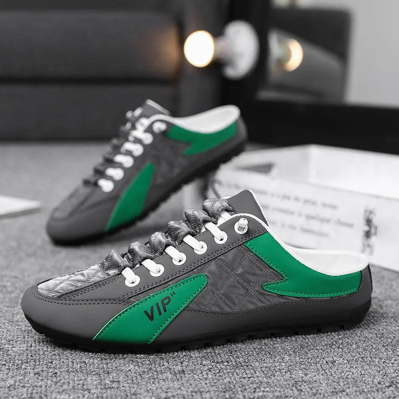 Zapatillas de verano para hombre, zapatos casuales de hombre de suela plana a la moda, zapatos de apoyo de suela suave, zapatillas de hombre Zapatos De Hombre