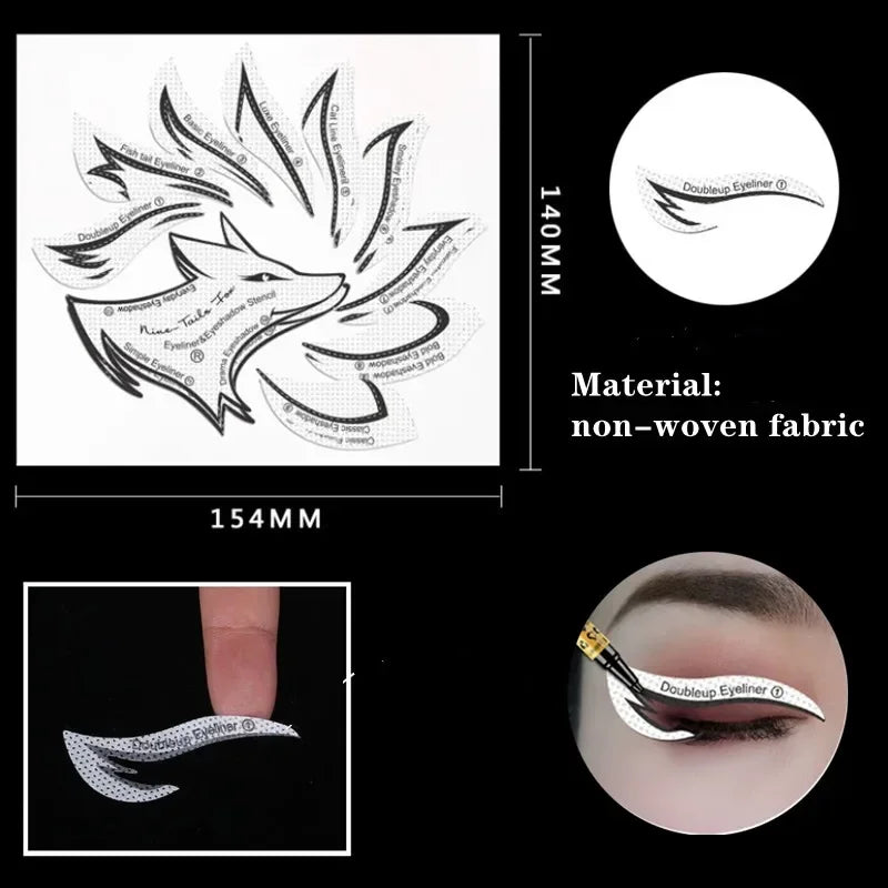 Pochoir eyeliner ailé