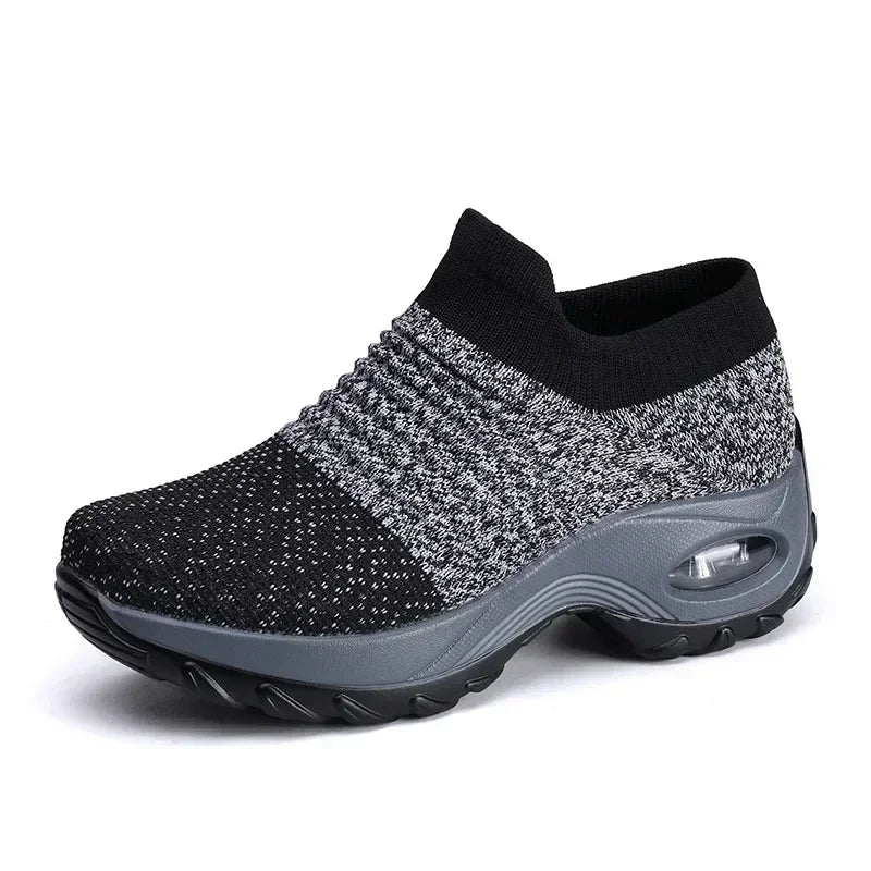 Zapatillas deportivas para mujer, versátiles, ortopédicas, con plataforma, zapatos informales para mujer, antideslizantes y resistentes al desgaste, tenis para mujer
