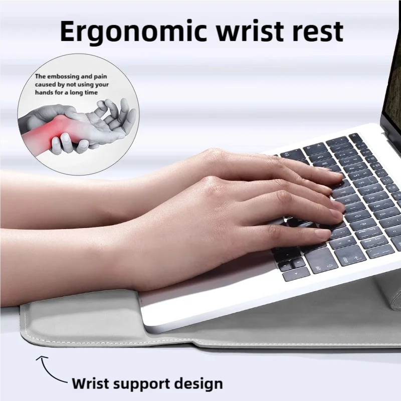 Laptop-veske 13 14 15 15,6 tommer for Huawei HP DELL Liner-veske for Macbook Air Pro 13 13,6 M4 Notebook-vesker menn kvinner