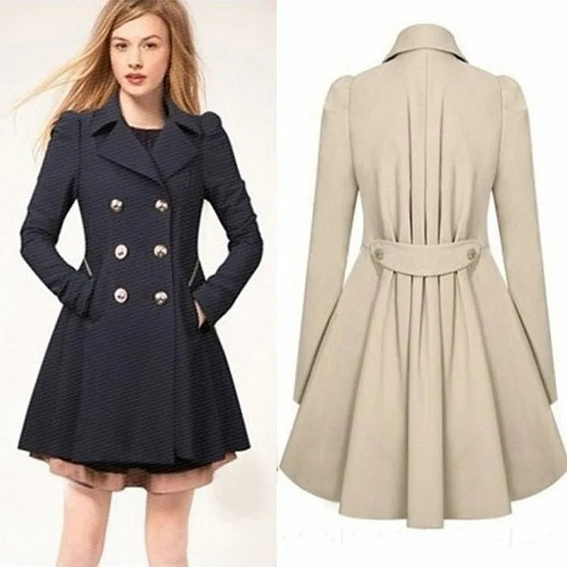 Mid-Length Trench Coat