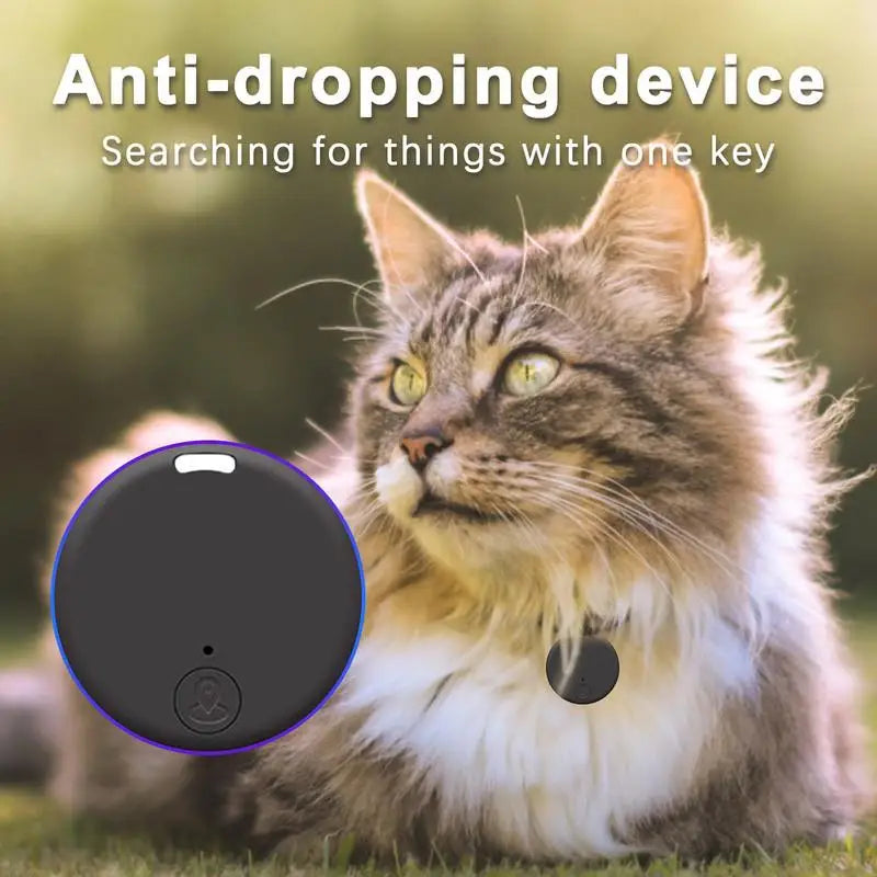Mini localizador GPS alarma antirrobo cartera llavero etiqueta inteligente rastreador compatible con Bluetooth llavero localizador de llaves para perros, mascotas y niños