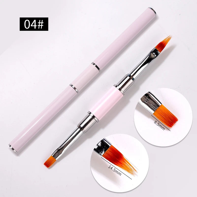 Pincel de arte de uñas delineador fino profesional para manicura, juego de pinceles de decoración de uñas, pintura francesa, gel UV, acrílico, herramientas de decoración