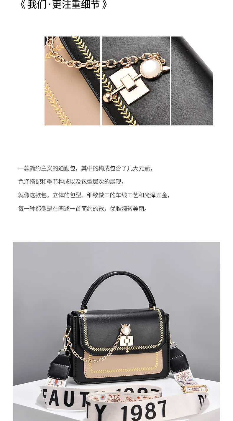 Bolso de hombro para mujer, de alta calidad, a la moda, de gran capacidad, casual, tipo bandolera