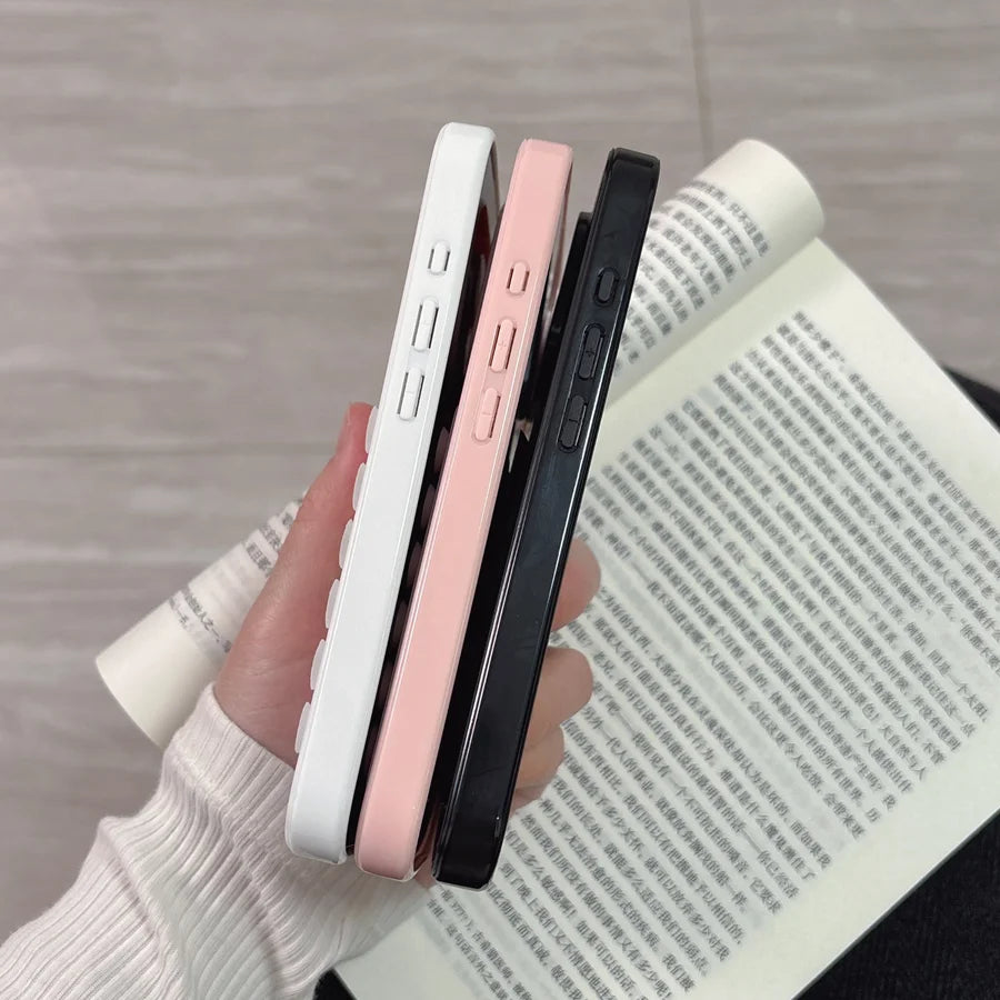 Coque de téléphone 3D avec ventouse et airbag pour iPhone 16, 15, 14, 13, 12, 11 Pro Max, XR, X, XS, 7, 8 Plus, transparente, antichoc