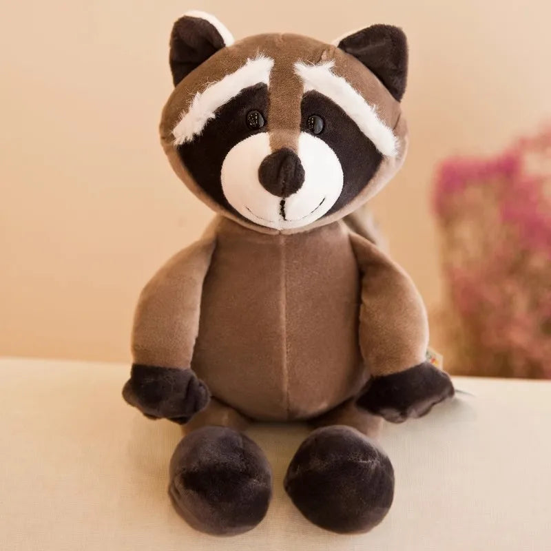 Peluches Animaux Jouets Poupées Douces Jungle Lion Éléphant Tigre Chien Renard Singe Cerf Enfants Cadeau Kawaii Bébé Enfants Hobbie Jouets