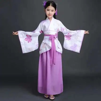 Disfraz de Hanfu Yukata para Niñas