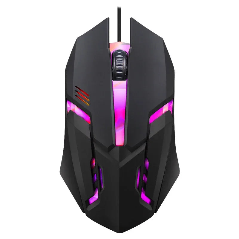 Teclado mecánico retroiluminado de 104 teclas, teclado de juego con cable, teclado luminoso resistente al agua y juego de ratón para PC, portátil, oficina para jugadores