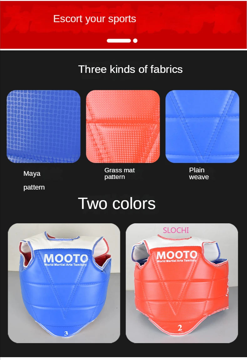 Équipement de protection pour enfants, boxe, taekwondo, équipement de combat réel, ensemble complet, épais, compétition, arts martiaux, combat, protection