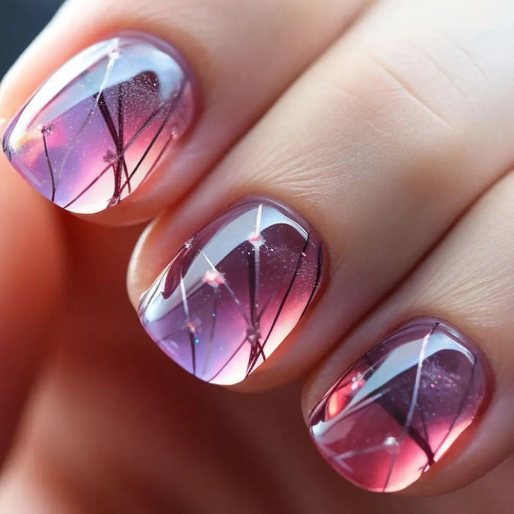 Ongles bleus français