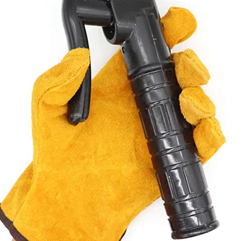 Guantes de trabajo para hombre de piel de vaca suave para conductor, caza, conducción, granja, jardín, soldadura, protección de seguridad