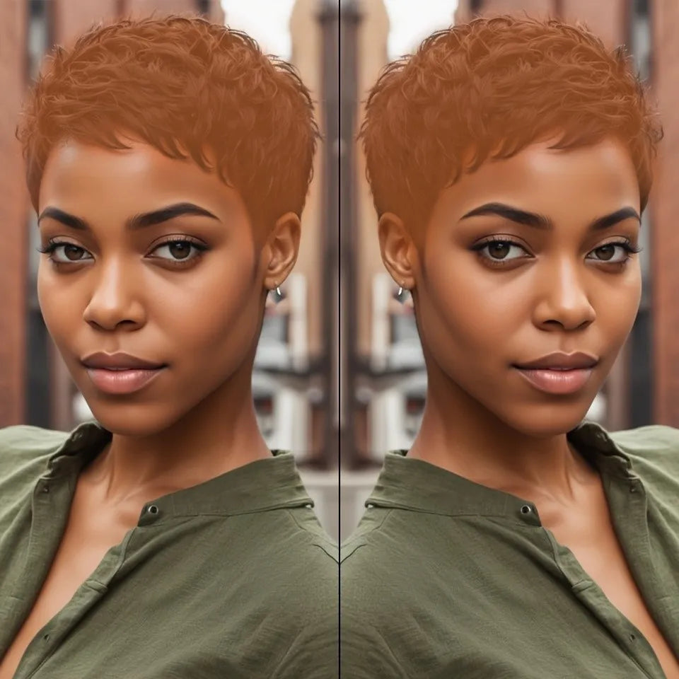 Pixie Cut Human Hair Wig