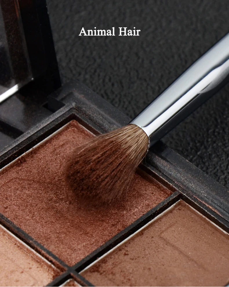 1 unidad de brochas de maquillaje para polvos sueltos, colorete, base, corrector, pincel de sombra de ojos, herramientas cosméticas de belleza para mujeres