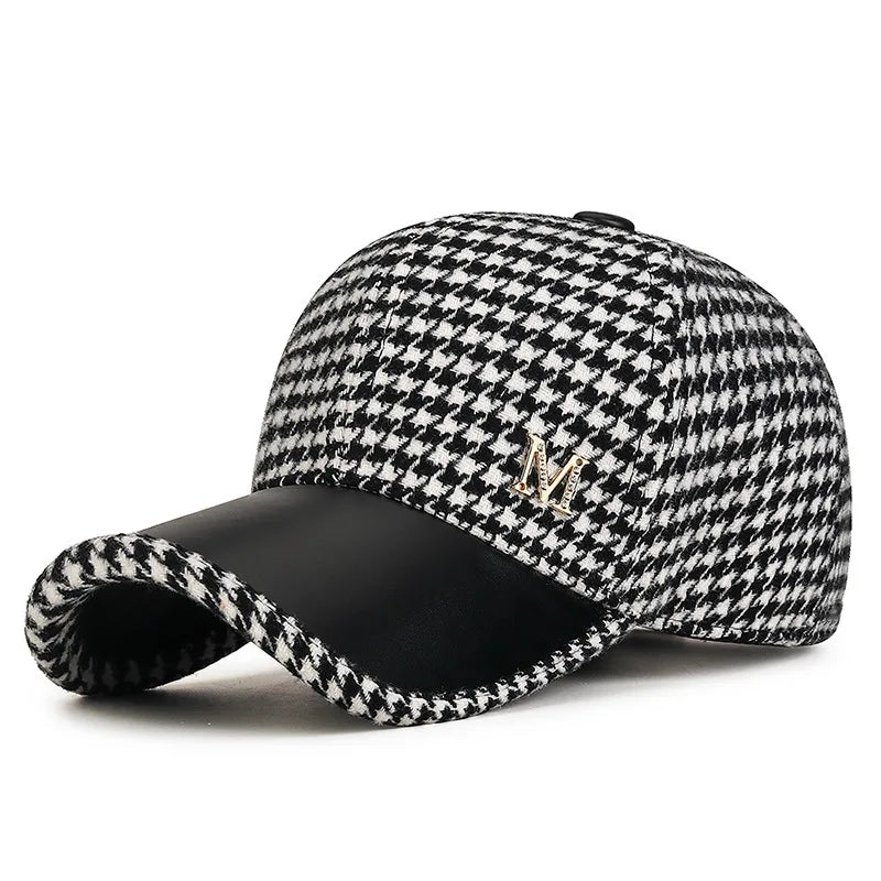 Houndstooth Baseball Cap