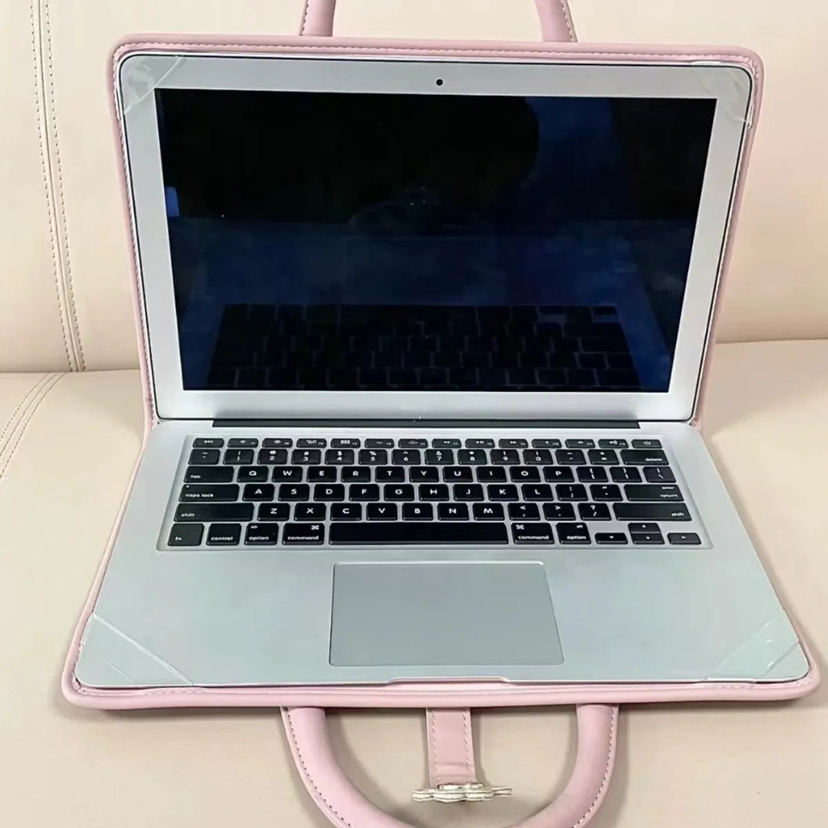 Pink Laptop Handbag Outdoor Portable Computer Protective Case Laptop Bag Tablet Protective Case with Heat Dissipation Hole New